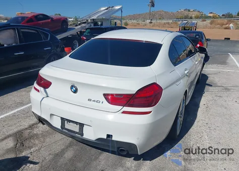 2014 BMW 640I Gran Coupe z USA, uszkodzony, nr VIN WBA6A0C53EDZ04534